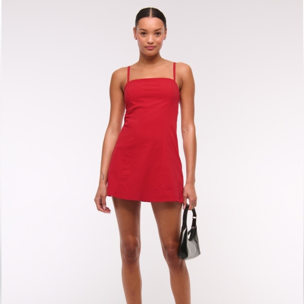 Abercrombie & Fitch Red Bra Free Everyday Skort